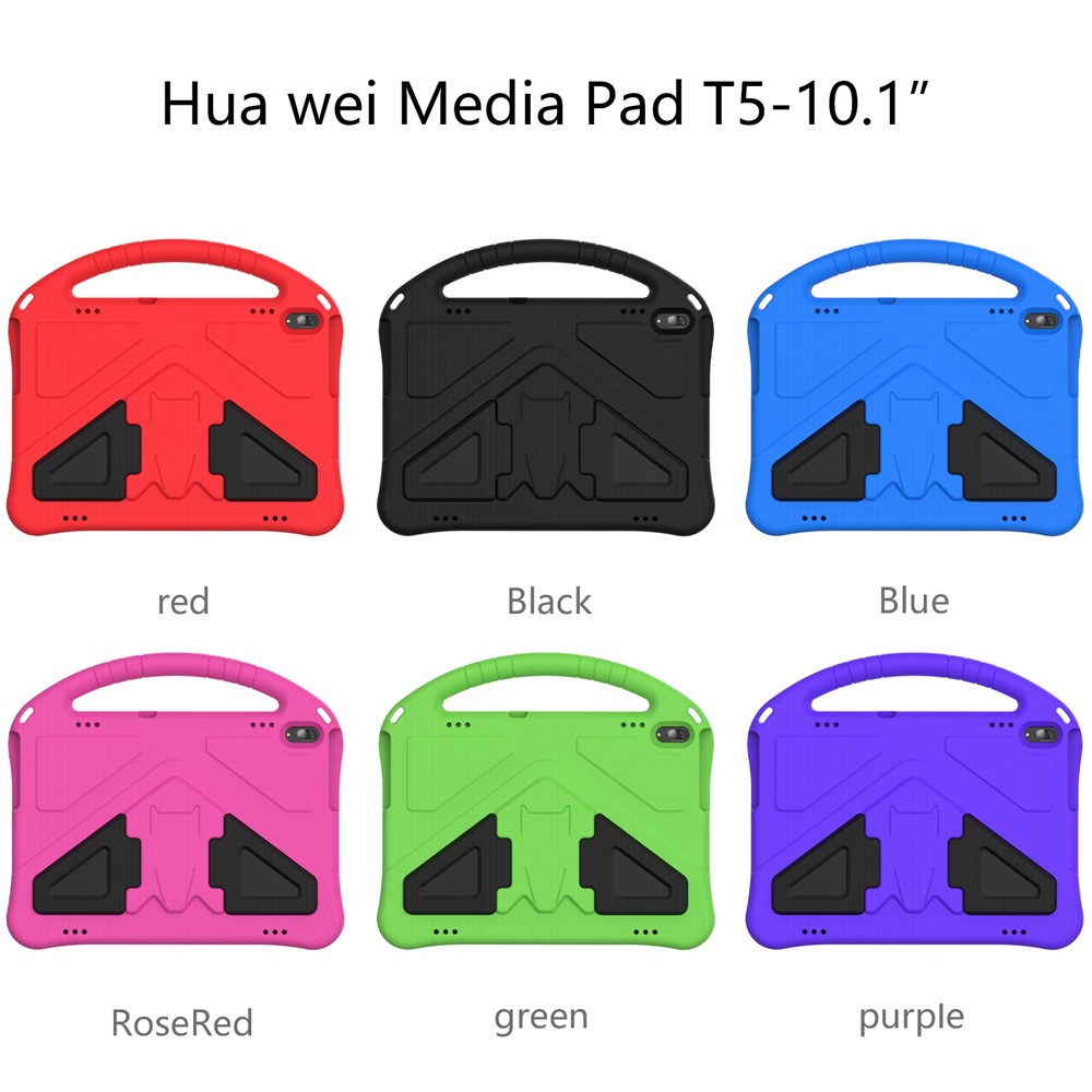 Anti-shock Handle Protective EVA Tablet Case Shell for Huawei MediaPad T5 10.1 - Purple-5