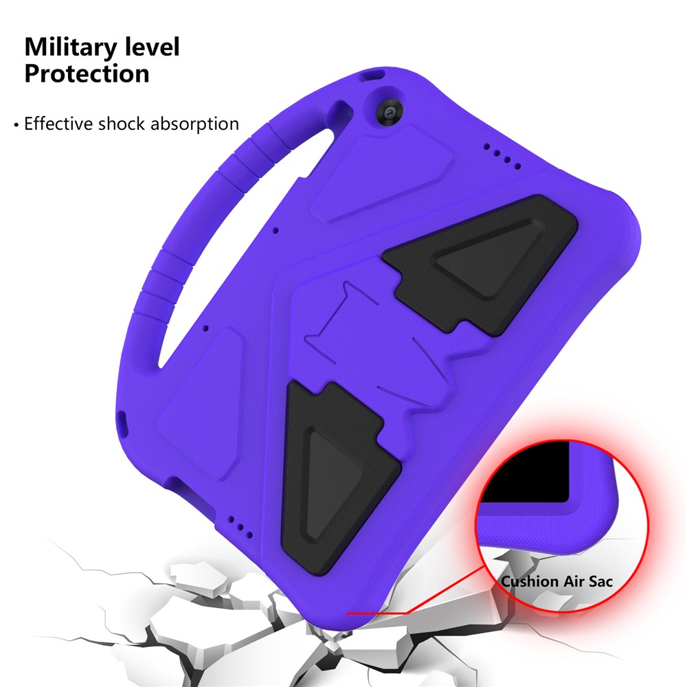 Anti-shock EVA Tablet Case Cover with Handle for Huawei Enjoy Tablet 2 10.1/Honor Pad T6 10.1-inch/Honor Pad X6/MatePad T10/MatePad T10s - Purple-4