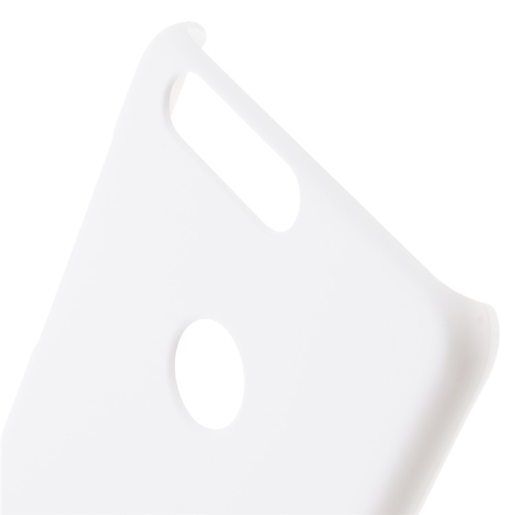 Rubberized Hard Plastic Case for Huawei Honor 8 - White-2