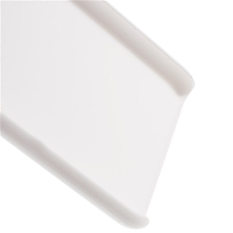 Rubberized Hard Plastic Case for Huawei Honor 8 - White-3