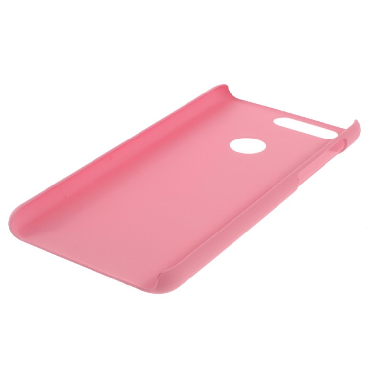 Rubberized Hard Case Shell for Huawei Honor 8 - Pink-4