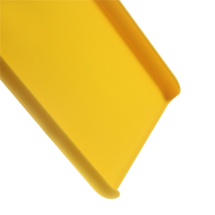 Rubberized Hard Case Shell for Huawei Honor 8 - Yellow-3