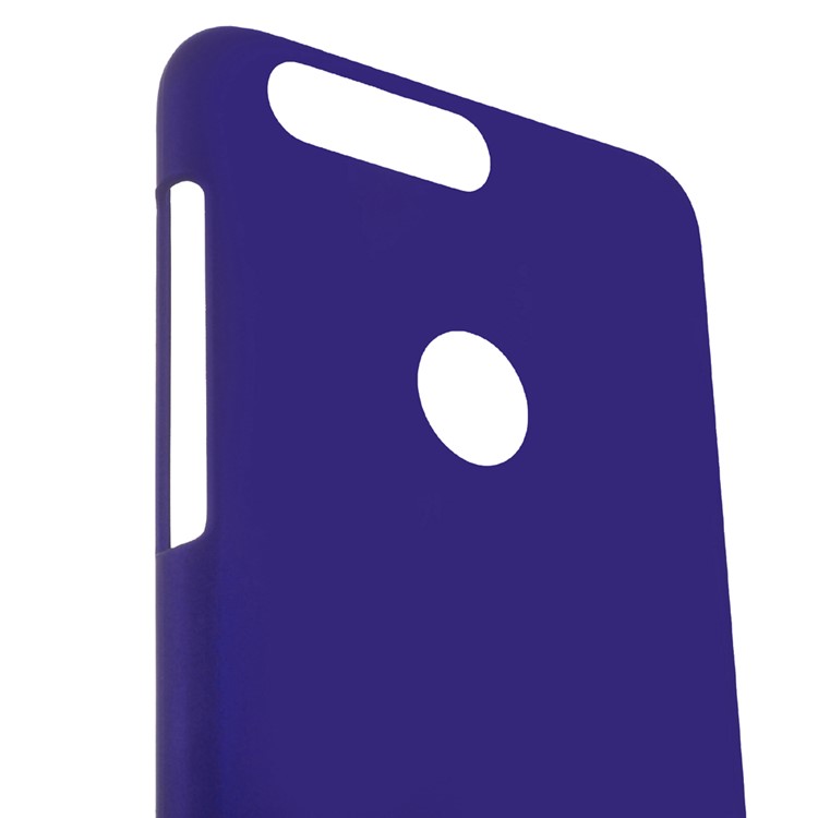 Rubberized Hard PC Case for Huawei Honor 8 - Dark Blue-2