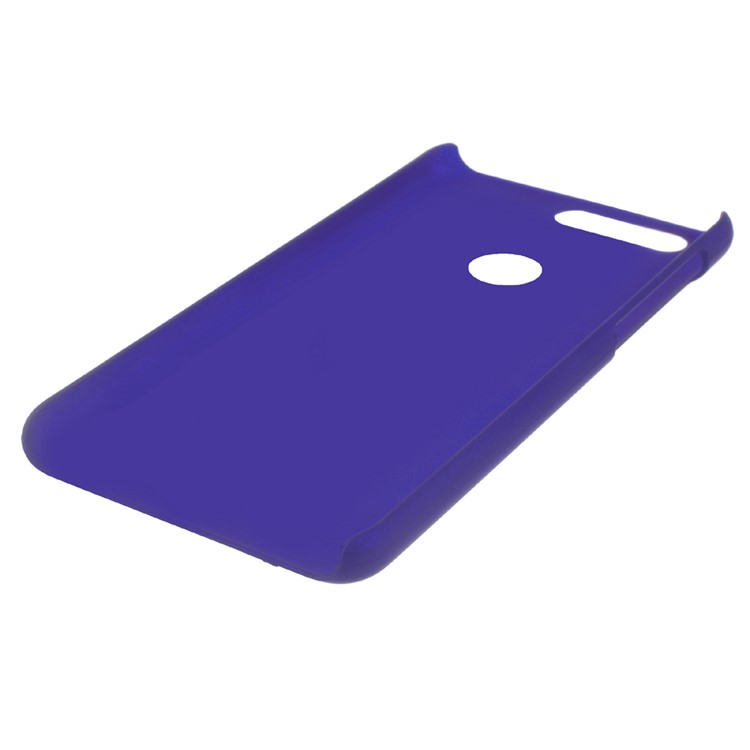 Rubberized Hard PC Case for Huawei Honor 8 - Dark Blue-4