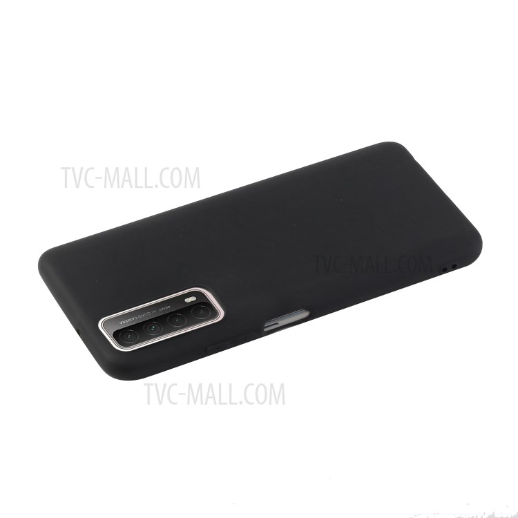 Candy Color Soft TPU Phone Shell for Huawei P Smart 2021 / Huawei Y7a - Black-3
