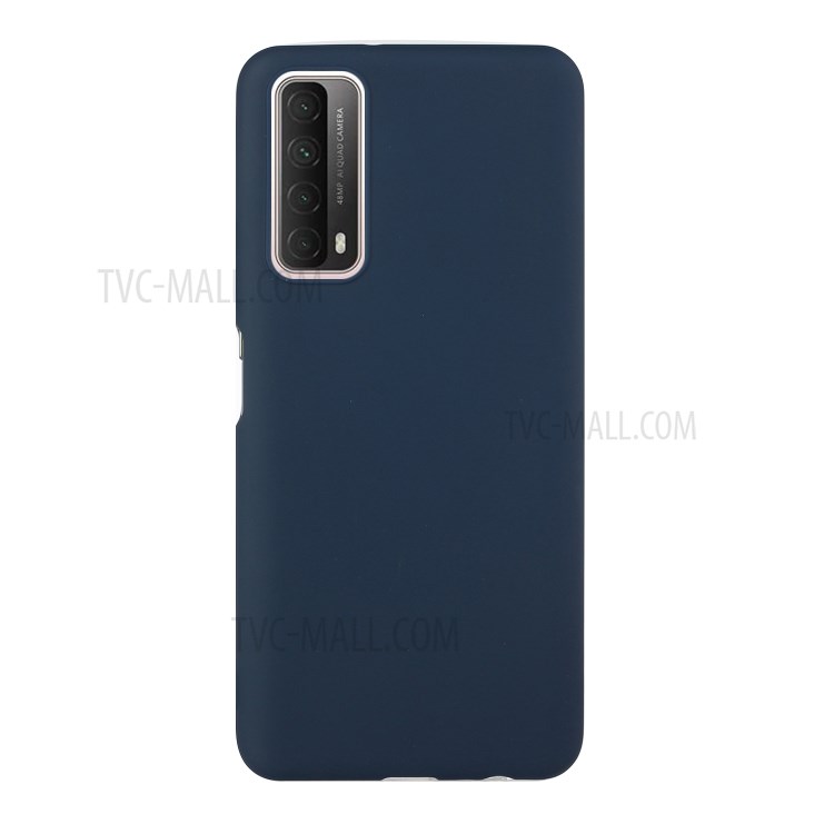 Candy Color Soft TPU Phone Shell for Huawei P Smart 2021 / Huawei Y7a - Dark Blue-1