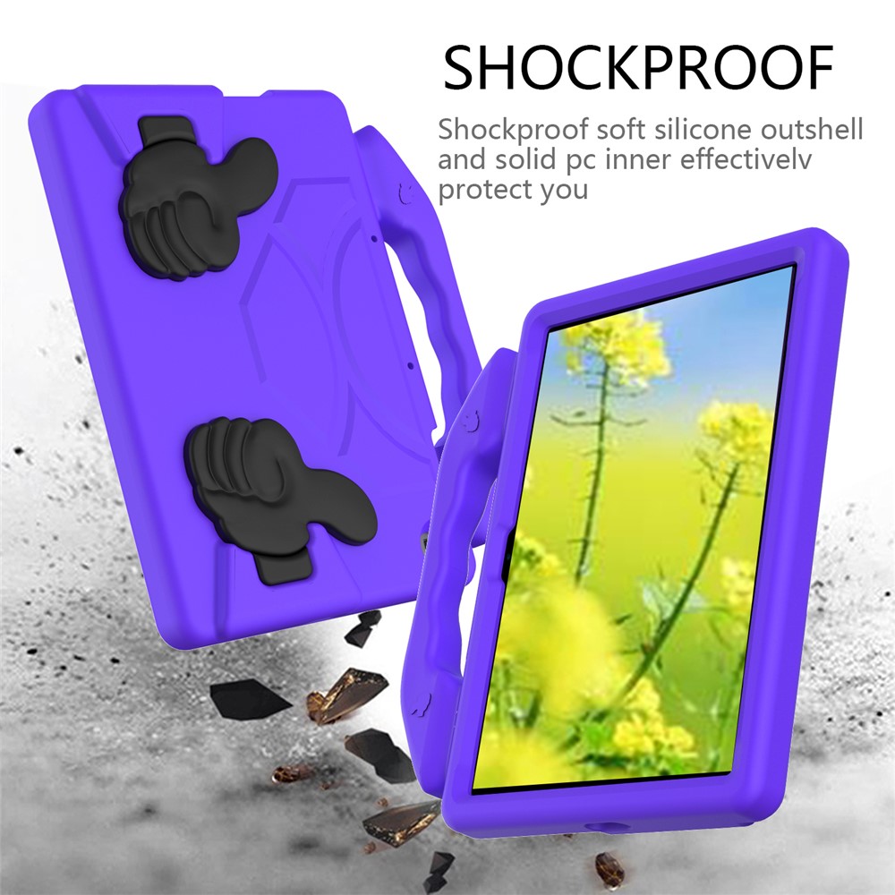 Thumb Kickstand EVA Case for Huawei Enjoy Tablet 2 10.1/Honor Pad T6 10.1-inch/Honor Pad X6/MatePad T10/T10s - Purple-3
