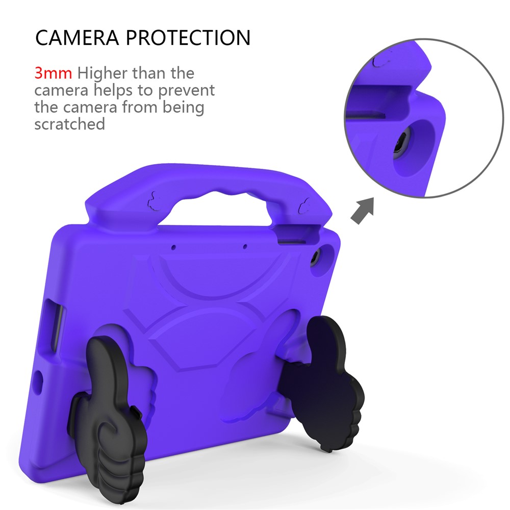 Thumb Kickstand EVA Case for Huawei Enjoy Tablet 2 10.1/Honor Pad T6 10.1-inch/Honor Pad X6/MatePad T10/T10s - Purple-5