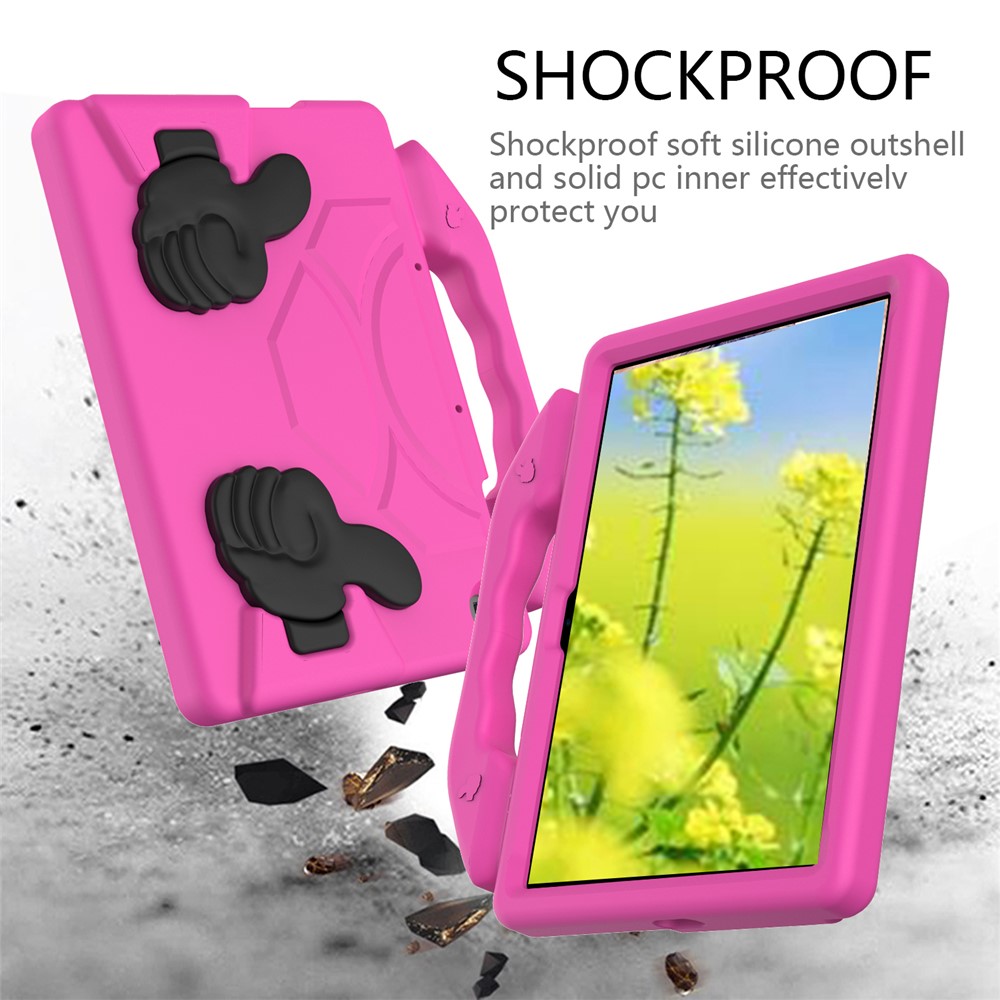 Thumb Kickstand EVA Case for Huawei Enjoy Tablet 2 10.1/Honor Pad T6 10.1-inch/Honor Pad X6/MatePad T10/T10s - Rose-3