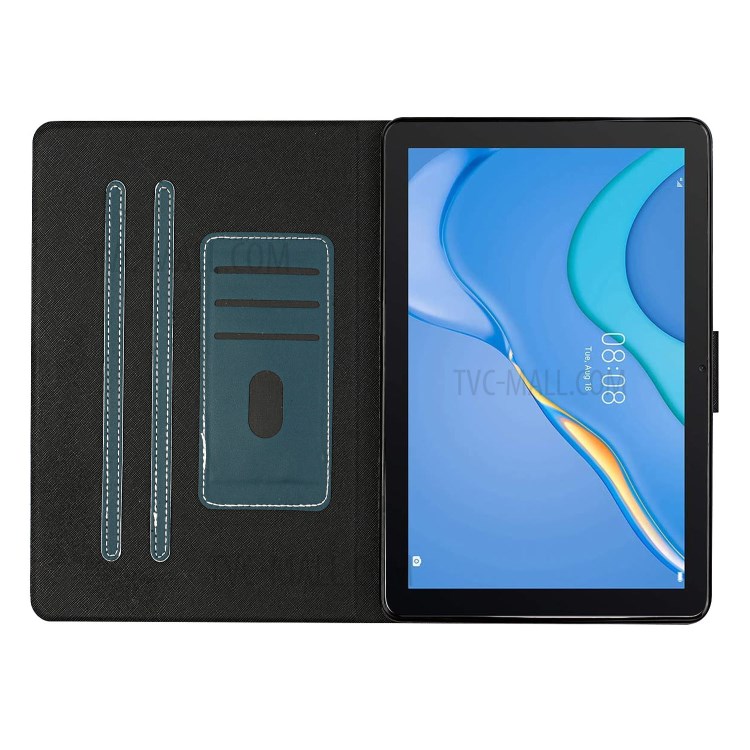 Solid Color Leather Tablet Protective Shell for Honor Pad X6 / Honor Pad 6 / Huawei Enjoy Tablet 2 / Huawei MatePad T10S/T10 - Blue-5