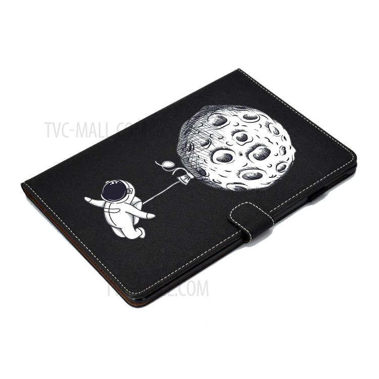 Vivid Pattern Leather Case for Huawei MatePad T10S/T10/Enjoy Tablet 2 10.1/Honor Pad X6/Pad 6 10.1-inch - Spaceman-3