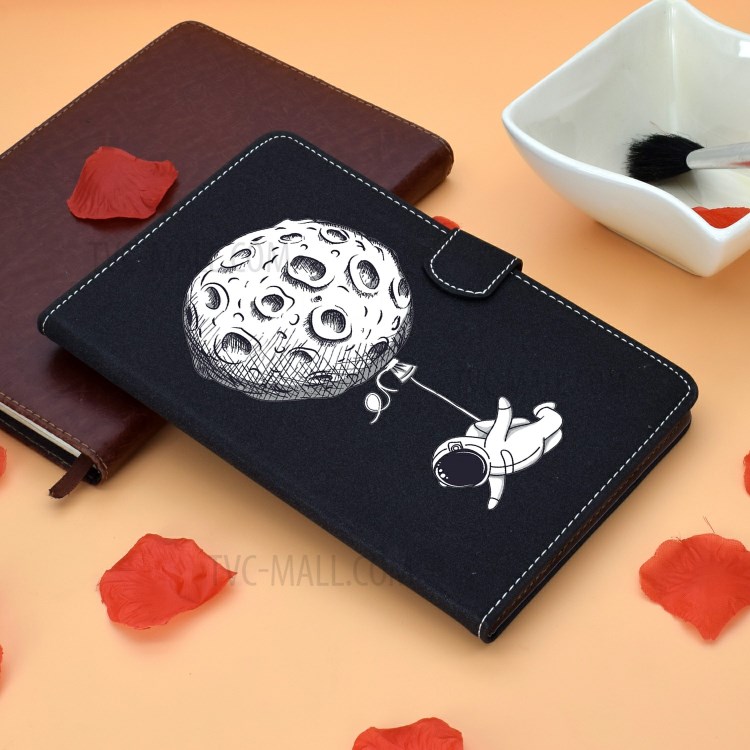 Vivid Pattern Leather Case for Huawei MatePad T10S/T10/Enjoy Tablet 2 10.1/Honor Pad X6/Pad 6 10.1-inch - Spaceman-4