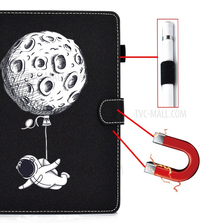Vivid Pattern Leather Case for Huawei MatePad T10S/T10/Enjoy Tablet 2 10.1/Honor Pad X6/Pad 6 10.1-inch - Spaceman-6