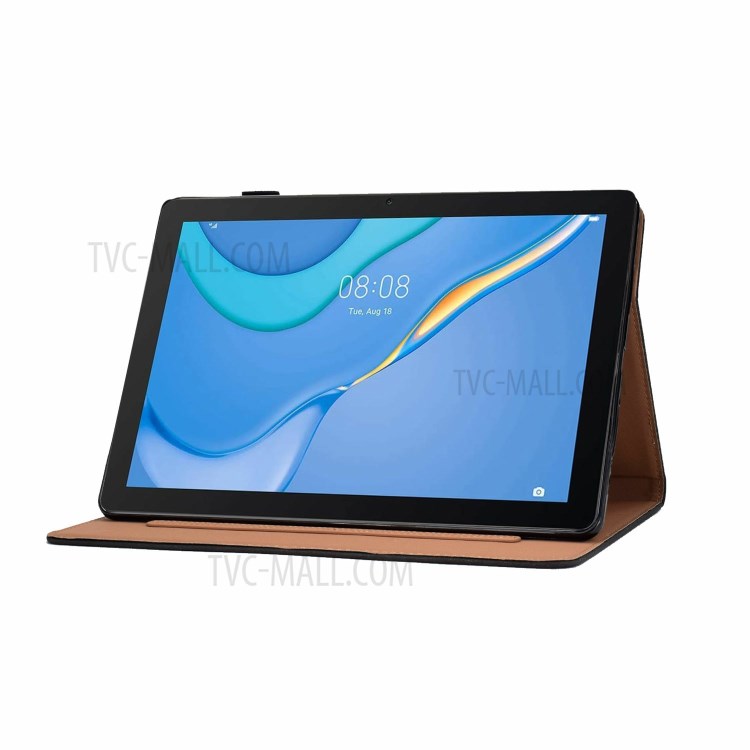 Vivid Pattern Leather Case for Huawei MatePad T10S/T10/Enjoy Tablet 2 10.1/Honor Pad X6/Pad 6 10.1-inch - Spaceman-8