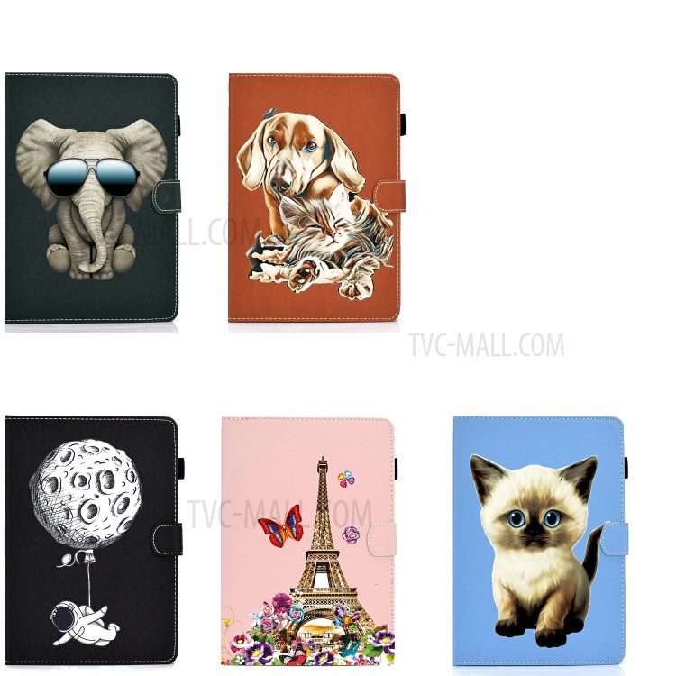 Vivid Pattern Leather Case for Huawei MatePad T10S/T10/Enjoy Tablet 2 10.1/Honor Pad X6/Pad 6 10.1-inch - Spaceman-9