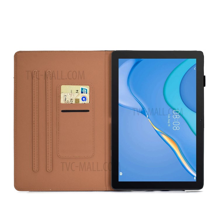 Vivid Pattern Leather Case for Huawei MatePad T10S/T10/Enjoy Tablet 2 10.1/Honor Pad X6/Pad 6 10.1-inch - Elephant-7