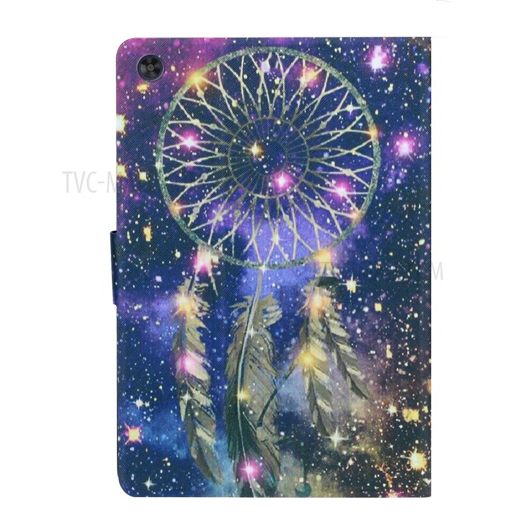 Colored Painting Pattern Leather Case for Huawei MatePad T10S/T10/Enjoy Tablet 2 10.1/Honor Pad X6/Pad 6 10.1-inch - Gold Dreamcatcher-2