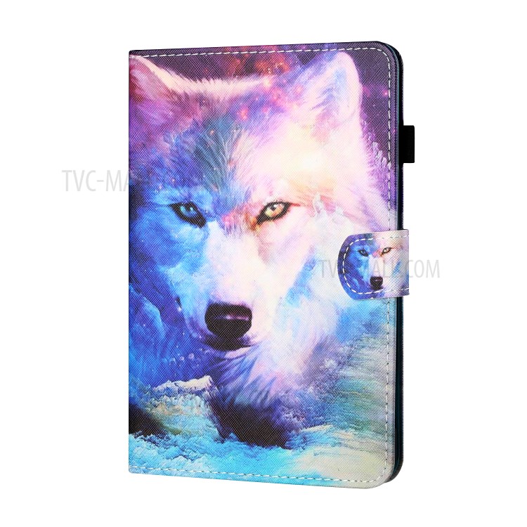 Stitching Design Pattern Printing Cover Case for Huawei MatePad T10/MatePad T10S/Enjoy Tablet 2/Honor Pad 6 10.1-inch/X6 9.7 inch - Wolf-2