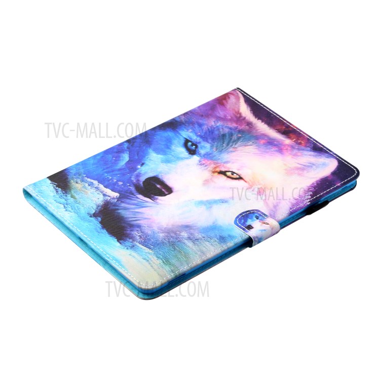 Stitching Design Pattern Printing Cover Case for Huawei MatePad T10/MatePad T10S/Enjoy Tablet 2/Honor Pad 6 10.1-inch/X6 9.7 inch - Wolf-4