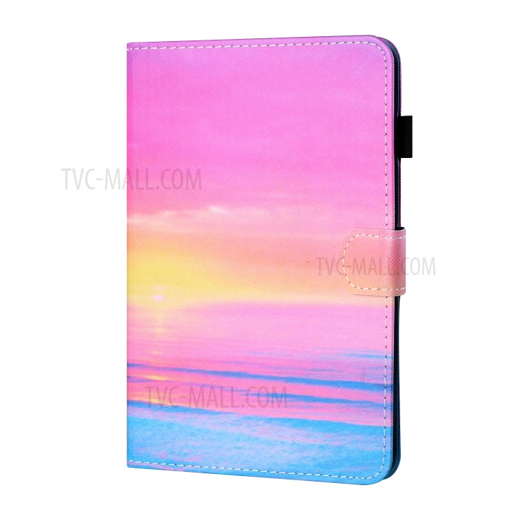Stitching Design Pattern Printing Cover Case for Huawei MatePad T10/MatePad T10S/Enjoy Tablet 2/Honor Pad 6 10.1-inch/X6 9.7 inch - Sunrise Over the Sea-2