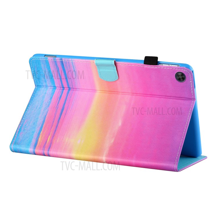 Stitching Design Pattern Printing Cover Case for Huawei MatePad T10/MatePad T10S/Enjoy Tablet 2/Honor Pad 6 10.1-inch/X6 9.7 inch - Sunrise Over the Sea-5