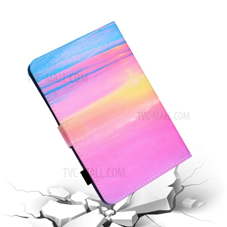 Stitching Design Pattern Printing Cover Case for Huawei MatePad T10/MatePad T10S/Enjoy Tablet 2/Honor Pad 6 10.1-inch/X6 9.7 inch - Sunrise Over the Sea-6