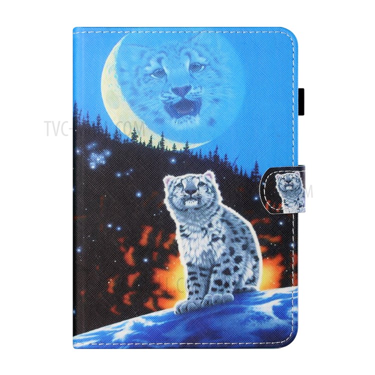 Stitching Design Pattern Printing Cover Case for Huawei MatePad T10/MatePad T10S/Enjoy Tablet 2/Honor Pad 6 10.1-inch/X6 9.7 inch - White Tiger-1