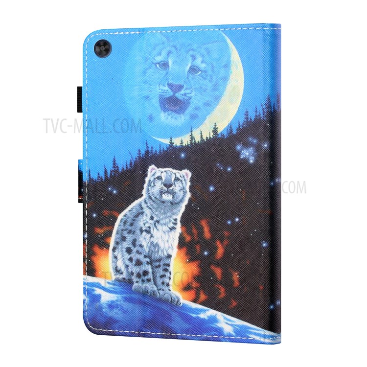 Stitching Design Pattern Printing Cover Case for Huawei MatePad T10/MatePad T10S/Enjoy Tablet 2/Honor Pad 6 10.1-inch/X6 9.7 inch - White Tiger-3