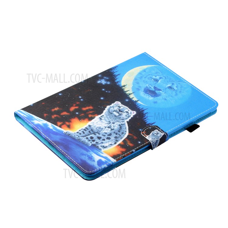 Stitching Design Pattern Printing Cover Case for Huawei MatePad T10/MatePad T10S/Enjoy Tablet 2/Honor Pad 6 10.1-inch/X6 9.7 inch - White Tiger-4