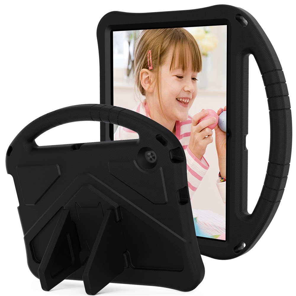 Anti-shock EVA Kickstand Case with Pen Slot Handle for Huawei MediaPad T3 10 9.6-inch - Black-2