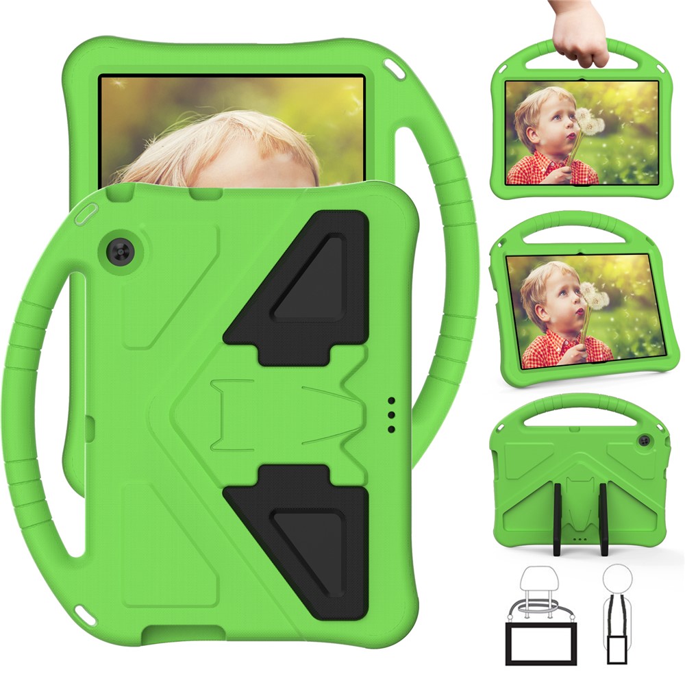 Anti-shock EVA Kickstand Case with Pen Slot Handle for Huawei MediaPad T3 10 9.6-inch - Green-7