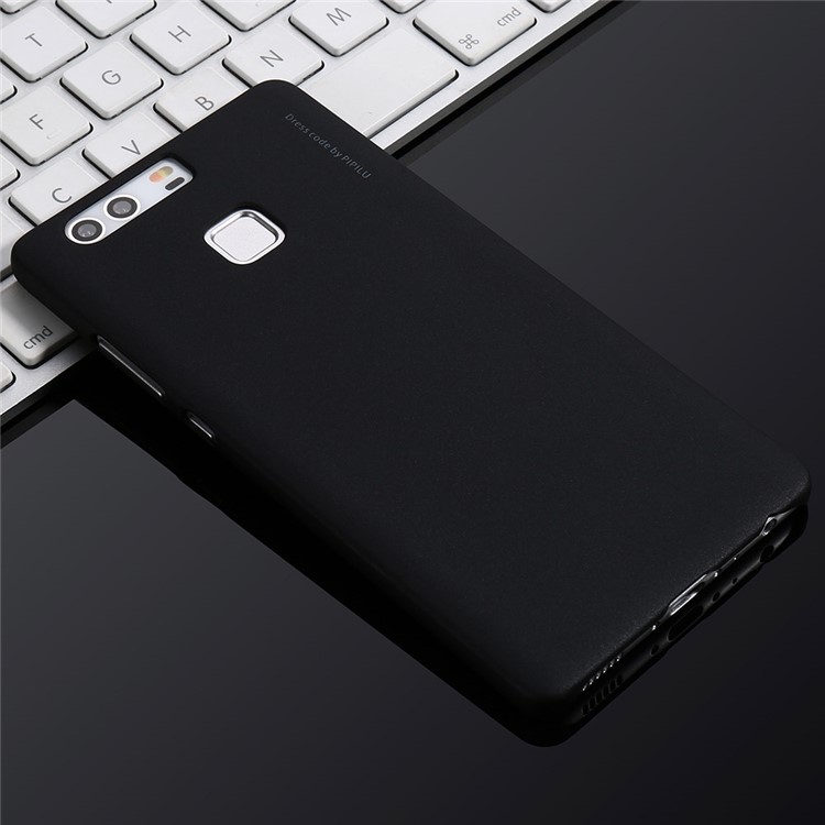 X-LEVEL Metallic PC 0.8mm Slim Hard Case for Huawei P9 - Black-2