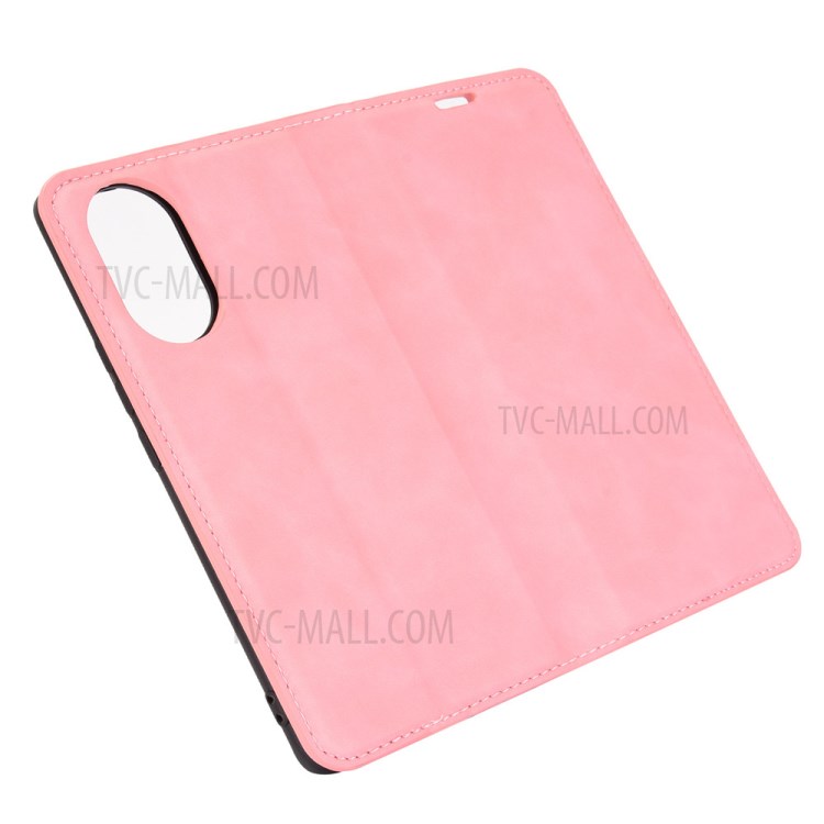 Auto-absorbierte Weiche Berührungsgefühl-Wallet-Stand-Design-Lederabdeckung Für Huawei Nova 8 5g - Rosa-6