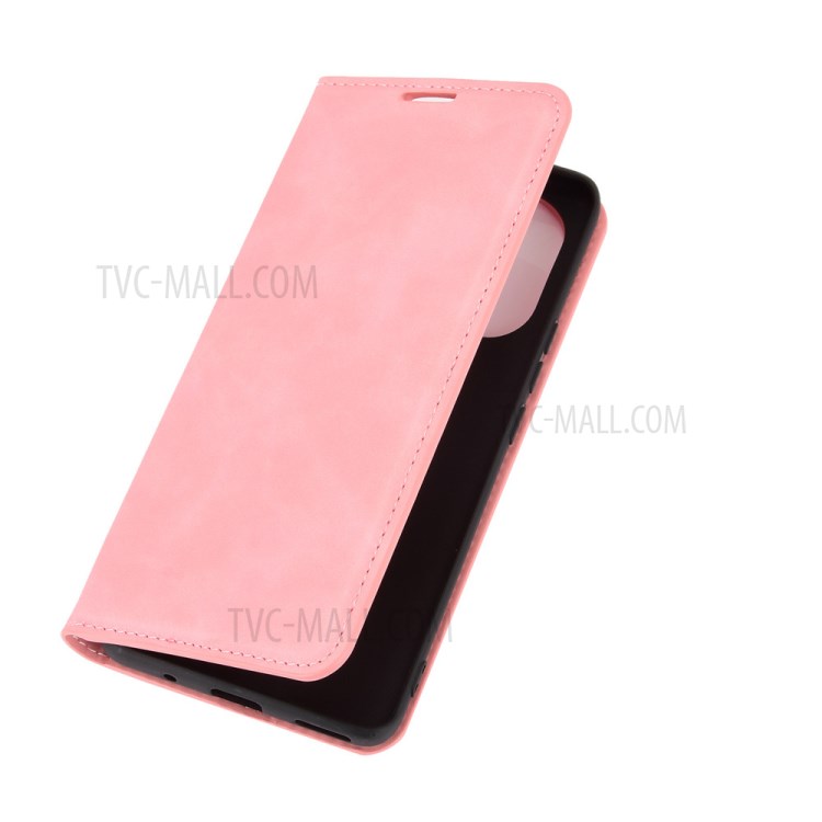 Auto-absorbierte Weiche Berührungsgefühl-Wallet-Stand-Design-Lederabdeckung Für Huawei Nova 8 5g - Rosa-7