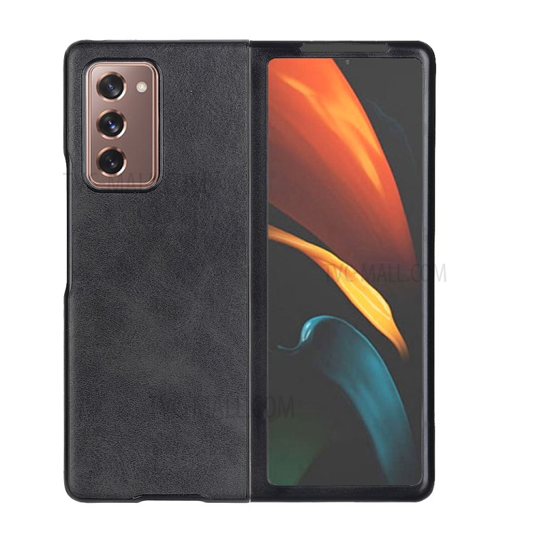 Anti-Scratch-Leder + TPU + PC Phone Case Für Huawei Mate X2 - Schwarz-1