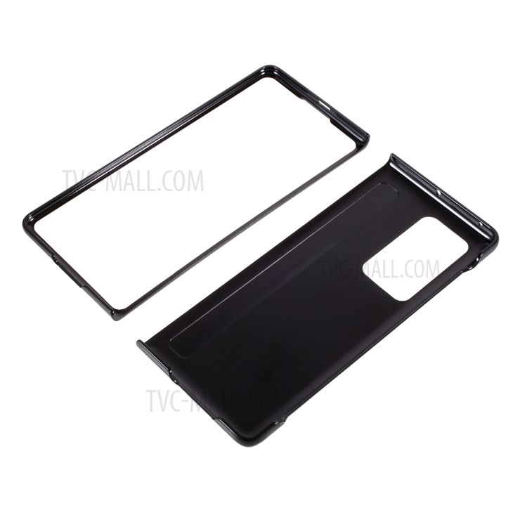 Gummierter Arbeitskunst Kunststofftelefonkasten Für Huawei Mate X2 - Schwarz-4