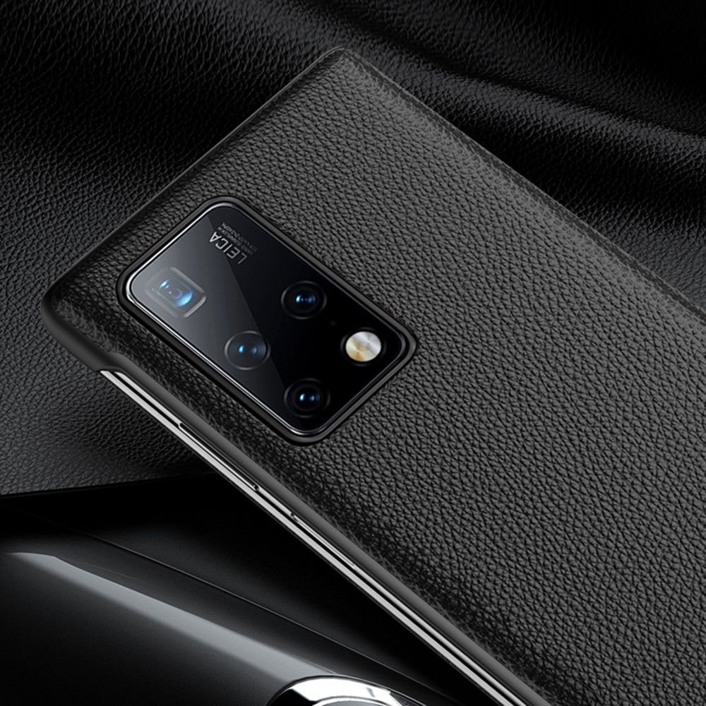 Smart View Window Leather + PC Protective Case for Huawei Mate X2 - Black-4