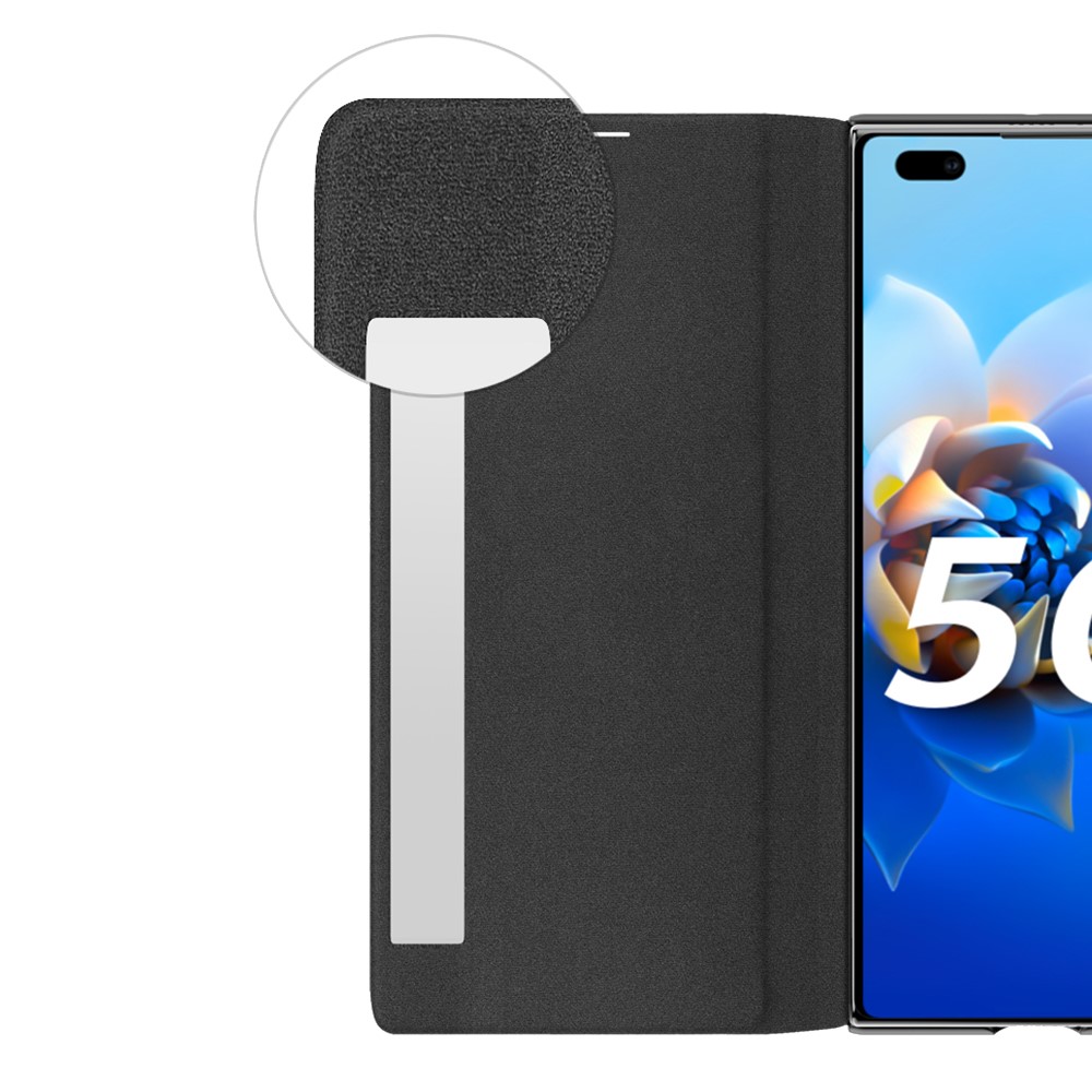 Smart View Window Leather + PC Protective Case for Huawei Mate X2 - Black-6