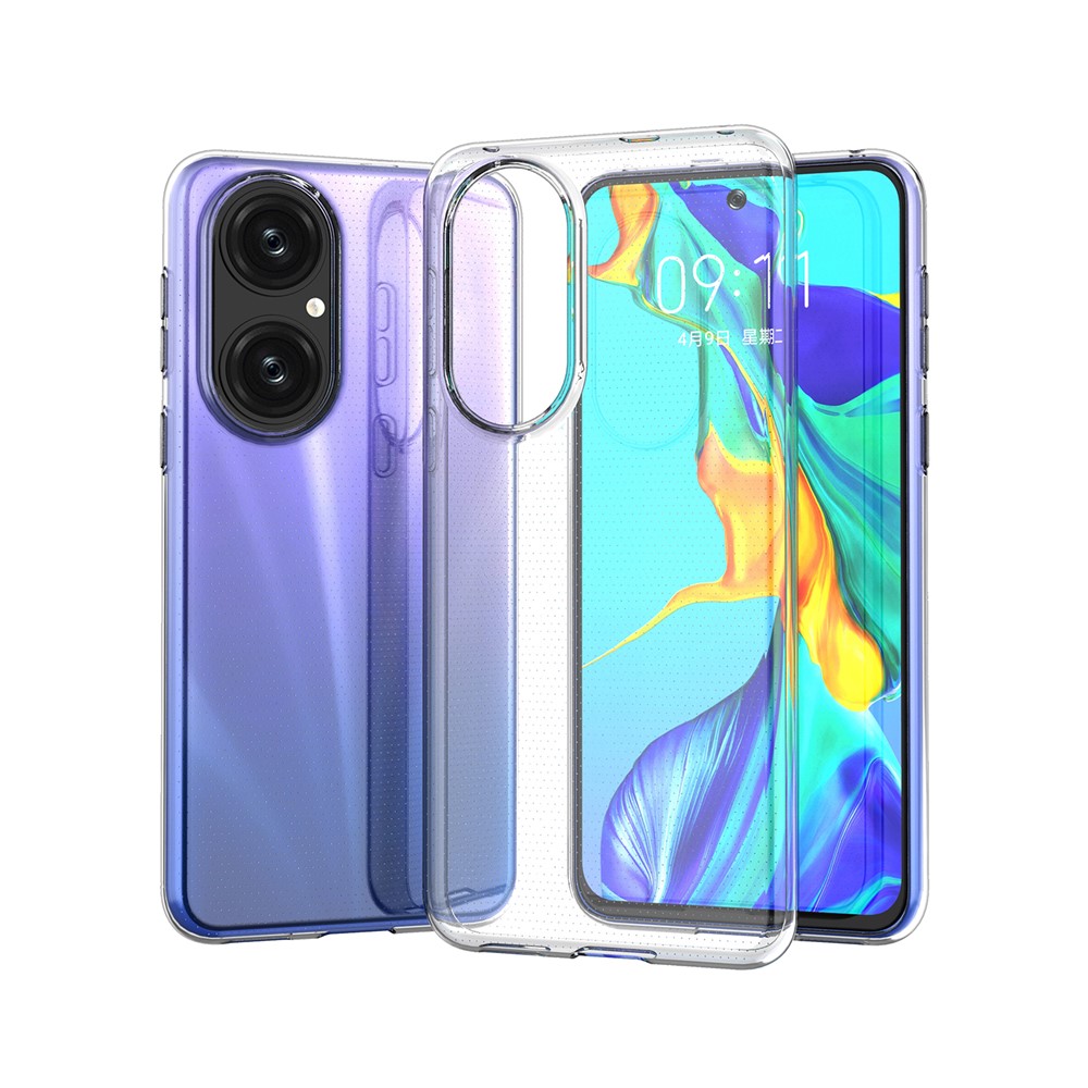Crystal Clear Super Slim TPU Phone Protective Case for Huawei P50-3