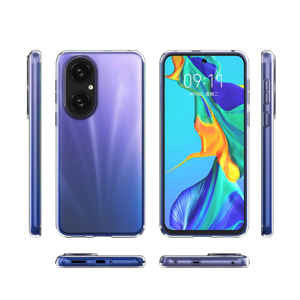 Crystal Clear Super Slim TPU Phone Protective Case for Huawei P50-8