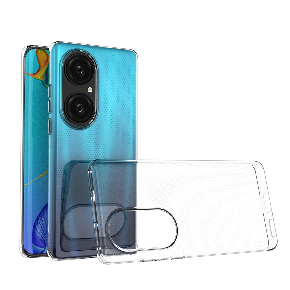 Crystal Clear Super Slim TPU Phone Case Для Huawei P50 Pro Pro-4