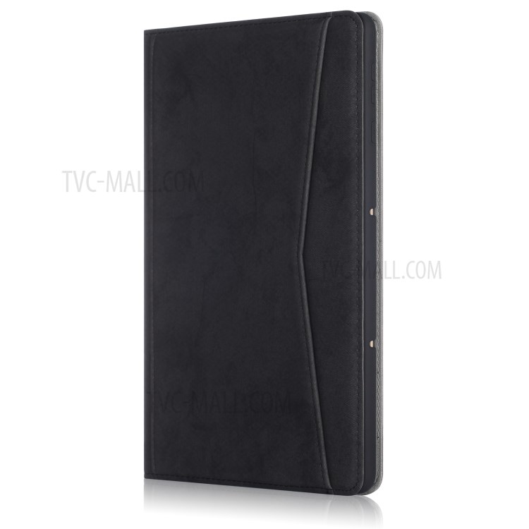 Front Pocket Smart Awakening Leather Protection Case with Stand for Huawei MatePad T 10S/T 10 /Enjoy Tablet 2 - Black-4