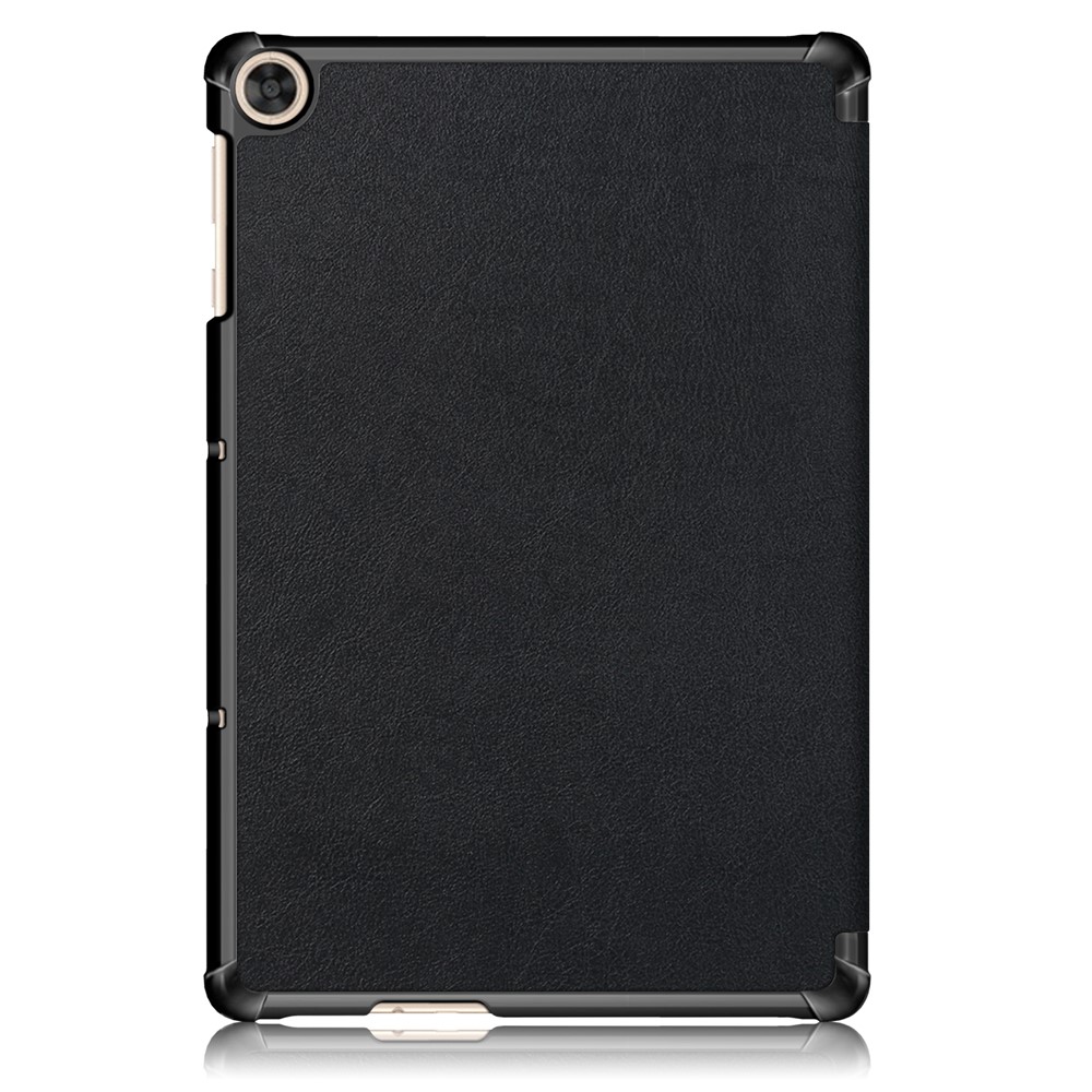 Tri-fold Flexible-Angle Stand Wake/Sleep Leather Smart Case for Huawei MatePad T 10S/T 10 /Enjoy Tablet 2 - Black-9