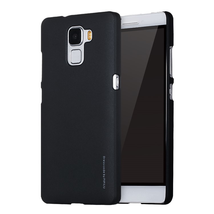 X-LEVEL Metallic Series Hard Plastic Case for Huawei Honor 7 / 7 Premium - Black-1