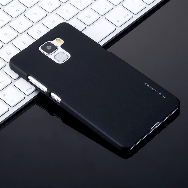 X-LEVEL Metallic Series Hard Plastic Case for Huawei Honor 7 / 7 Premium - Black-3