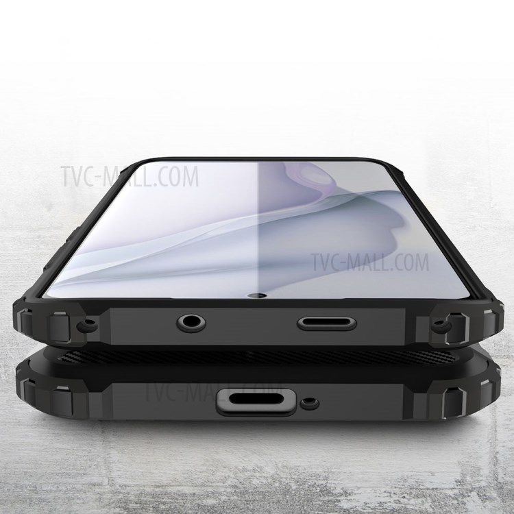 Armor Guard Plastic + TPU Hybrid Mobile Phone Case for Huawei P50 Pro - Black-6
