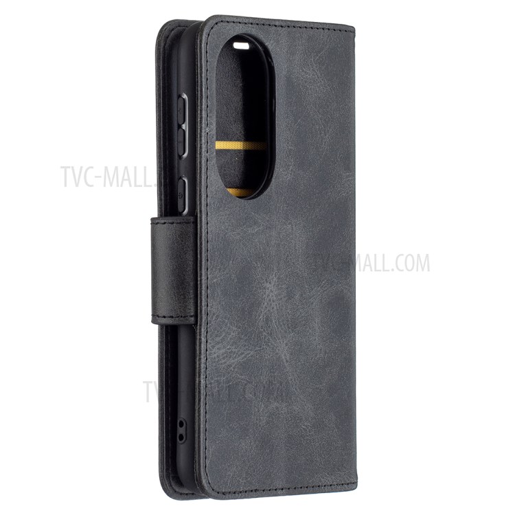 Leather Stand Case with Card Slots for Huawei P50 - Black-3