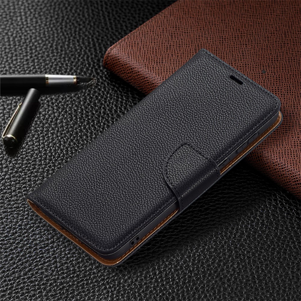 Litchi Surface with Wallet Leather Stand Case for Huawei P50 - Black-6