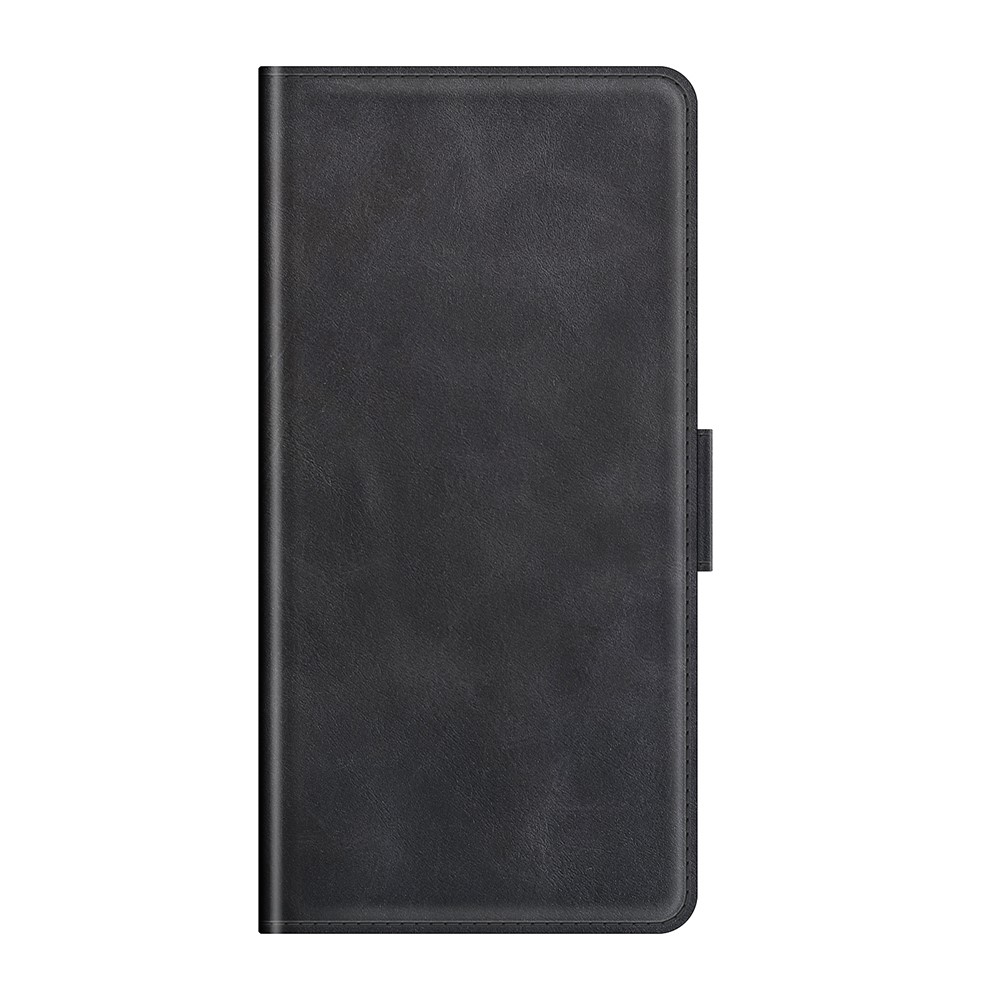 Magnetic Double Clasp Wallet Leather Mobile Phone Case Stand for Huawei P50 Pro - Black-6