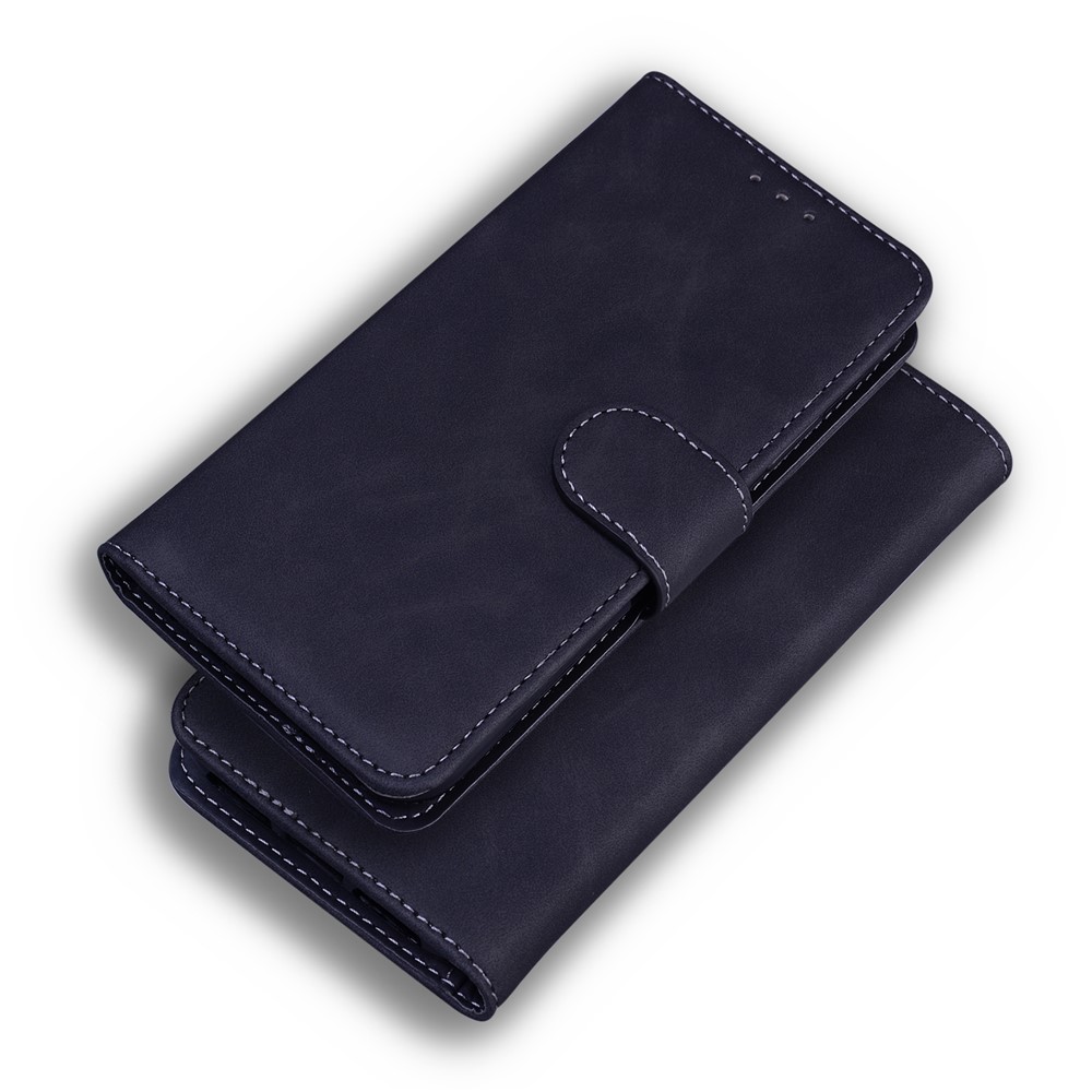 Wallet Stand Design Full Protection Folio Flip Leather Phone Case for Huawei P50 Pro - Black-7